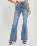 High-rise flare jeans - Image 3