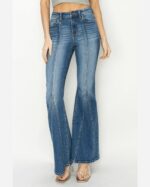 High-rise flare jeans