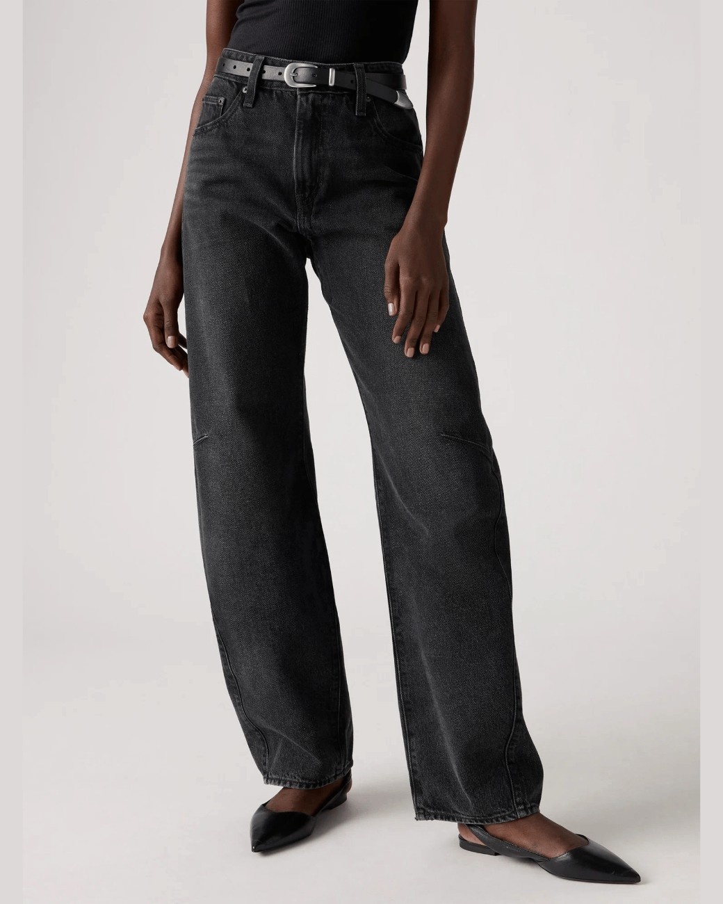 2 (7) Baggy Dad Barrel Women's Jeans - Image 1