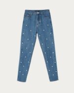 Pearl Mom Jean - Salty Mid Wash