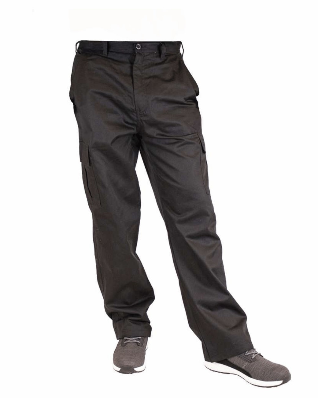 6 (4) Lee Cooper Hose LCPNT205 Men's Cargo Work Pants Black - Image 1