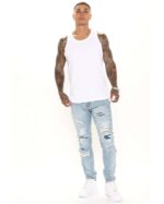 Ridgeway 14,5oz Stonewashed Jeans - Image 2