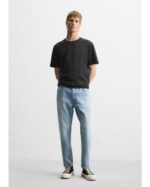 Men's Slim Fit Jeans in Mid Blue - Zara - Image 2