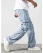 RogueFlex Men’s Denim Cargo Pants - Image 3