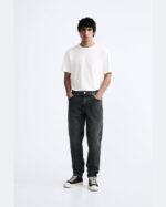 Z.A.R.A Slim Fit Denim Jeans Stone Wash - Image 2