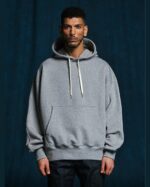 Superior typography grey hoodie sweatshirt - Image 3