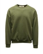 Aesthetic Gen Basic Olive Green Sweatshirt