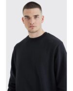 Aesthetic Gen Basic Black Sweatshirt - Image 2